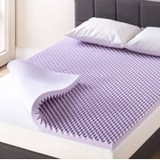 Best Price Mattress 2" Egg Crate Lavender Memory Foam Mattress Topper, Queen