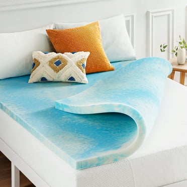 Best Price Mattress 2" Swirl Gel Aero-Breeze Cooling Air Flow Memory Foam Mattress Topper, Queen