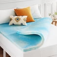 thumbnail image 1 of Best Price Mattress 2" Swirl Gel Breeze Memory Foam Mattress Topper, Twin, 1 of 10