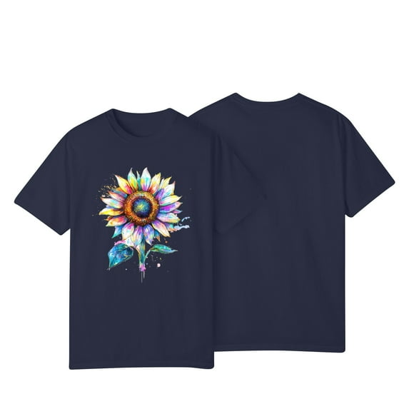 NAMTYQX Womens Tshirts Cotton Loose Fit Loose Fitting Soft Trendy Print Pattern Light Crew-Neck Plus Size Short Sleeve Tshirts Shirts for Women Graphic Royal Blue Size XL