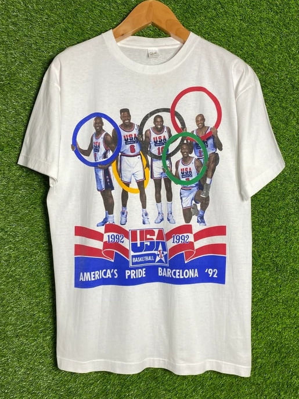 Best PriceVintage 1992 USA Olympic Basketball Dream Team Tee Shirt S