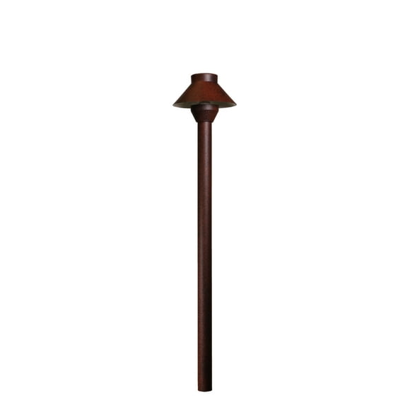 Best Pro Lighting LED 12V Landscape Light Small Hat Path Light In Rust Finish
