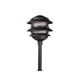 thumbnail image 1 of Best Pro Lighting Low Voltage Landscape Light BPL302 Pagoda Cast Aluminum 3 Tier Black, 1 of 9