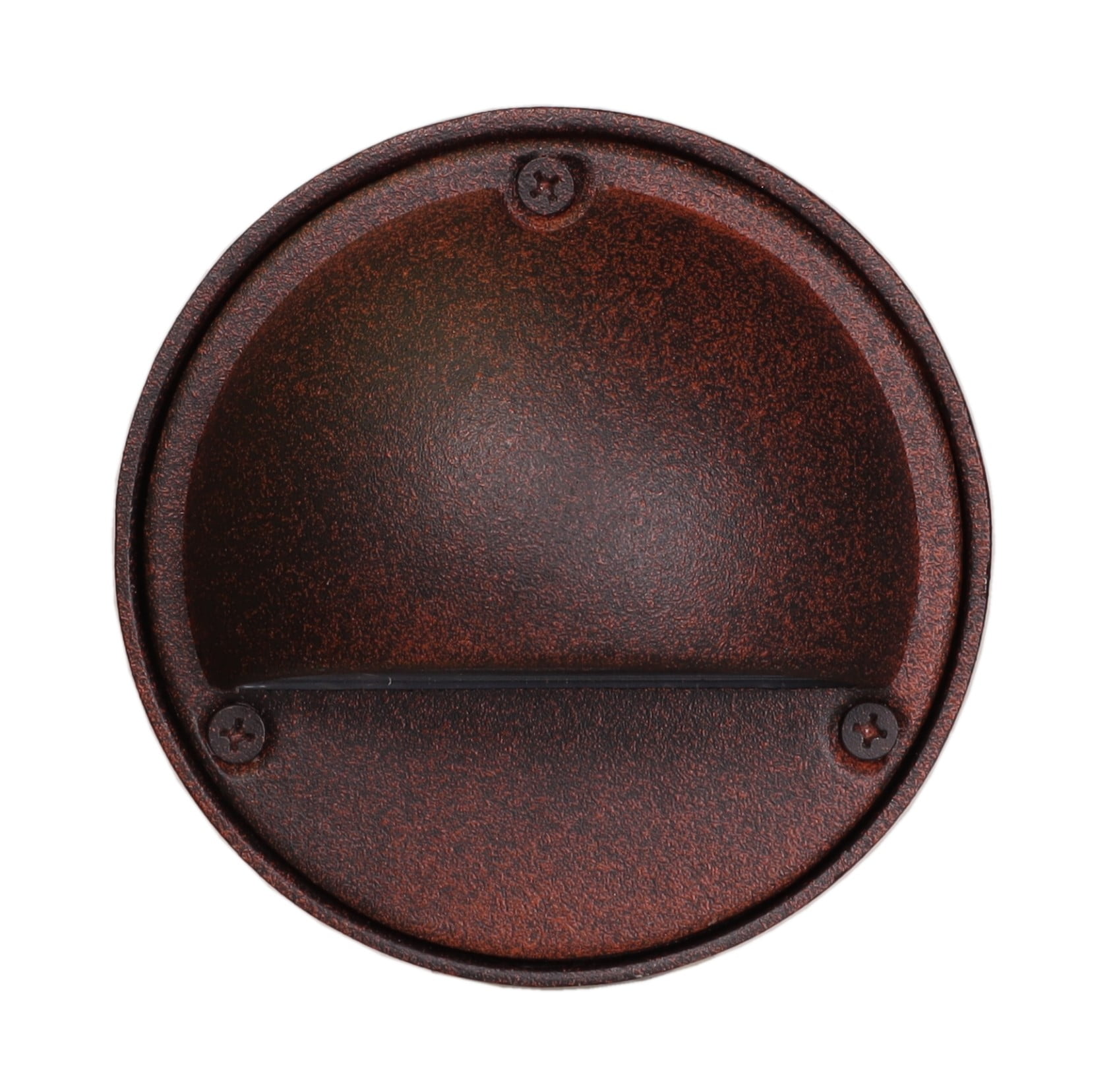 Rust Aluminum Low Voltage Outdoor Pathway Light with Frosted Glass Lens
