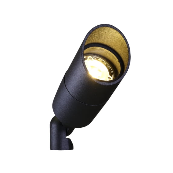 Best Pro Lighting's 3-Watt LED Cast Aluminum Low Voltage Landscape Up Light Bullet in Black