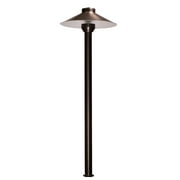 Best Pro Lightings 3-Watt LED Low Voltage Brass Mushroom Path Light