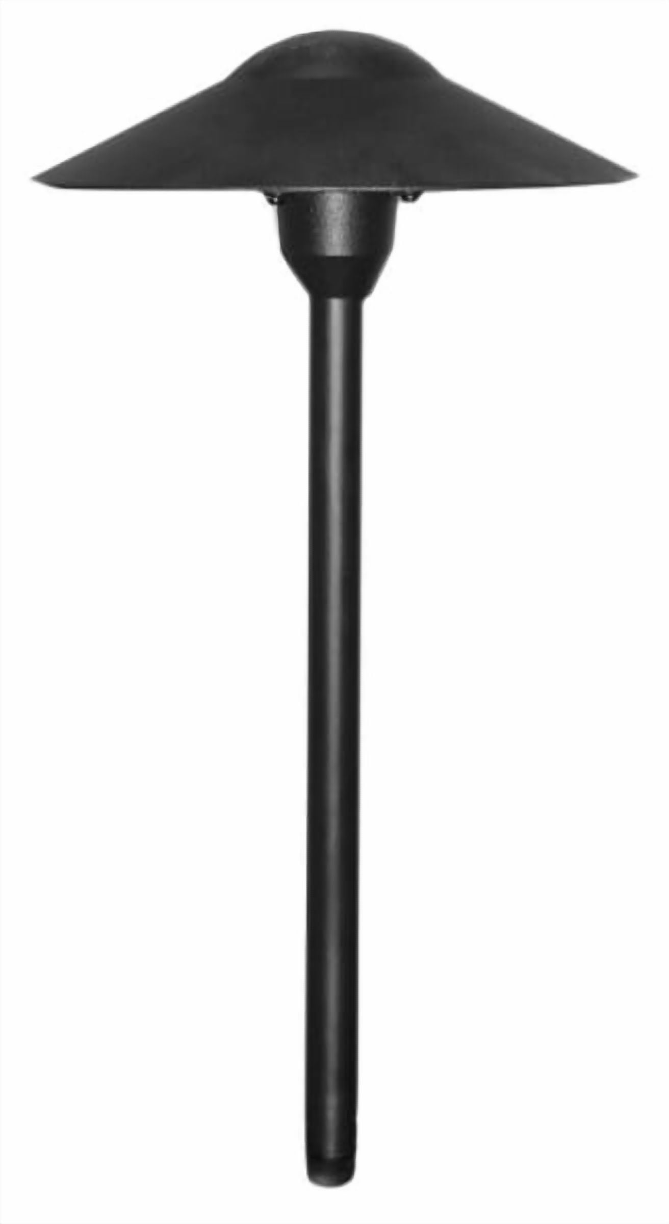 Best Pro Lighting's 3-Watt LED Low Voltage Cast Aluminum Landscape Mushroom Path Light in Black Finish