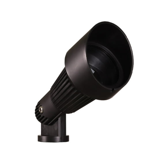 Best Pro Lighting's Low Voltage Outdoor Directional Fiberglass Bullet in Black