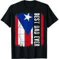 thumbnail image 1 of Best Puerto Rican Dad Ever Puerto Rico Daddy Father's Day T-Shirt, 1 of 3