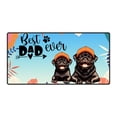 thumbnail image 1 of Best Pug Dad Ever Happy Father's Day Desk Mat Full Keyboard Mouse Pad Dog Lover Gifts Large Mousepad - 02006, 1 of 5