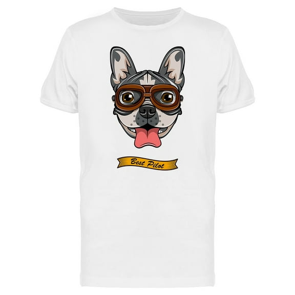 Best Puppy Pilot T-Shirt Men -Image by Shutterstock, Male 4X-Large