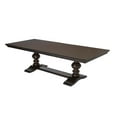 thumbnail image 1 of Cappuccino Wood Extendable Dining Table with 24" Removeable Leaf, 1 of 7