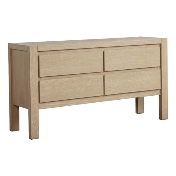 Best Quality Furniture Light Oak Natural Finish Dining Server