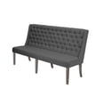 thumbnail image 1 of Best Quality Furniture Upholstered Double Dining Bench/Banquette, Multiple Finishes, 1 of 2