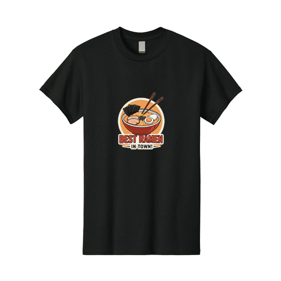 Best-Ramen Mens Graphic Tee, 100% Cotton, Casual Summer Wear BAA158