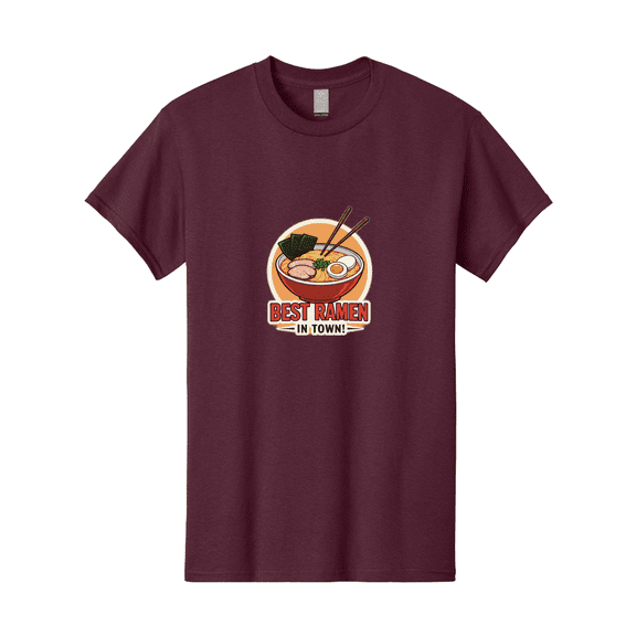 Best-Ramen Mens Graphic Tee, 100% Cotton, Casual Summer Wear BAA158