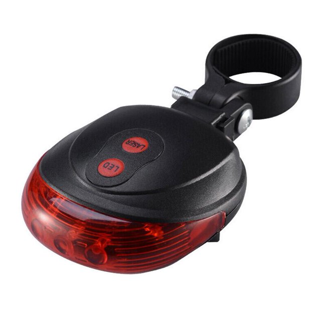 BestRed Parallel Lines [Boxed with Battery] (A) Bicycle Laser Tail