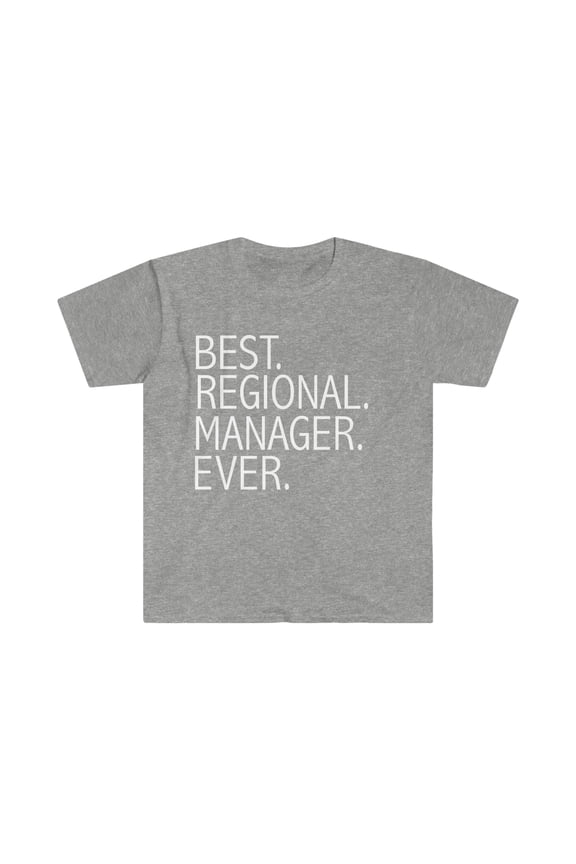 Best Regional Manager Ever Unisex T-shirt S-3XL Career Graduation