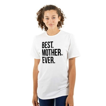 Best Mom Ever Cute Happy Mothers Day Women Plus Size Graphic Tee Tees Brisco Brands 3X