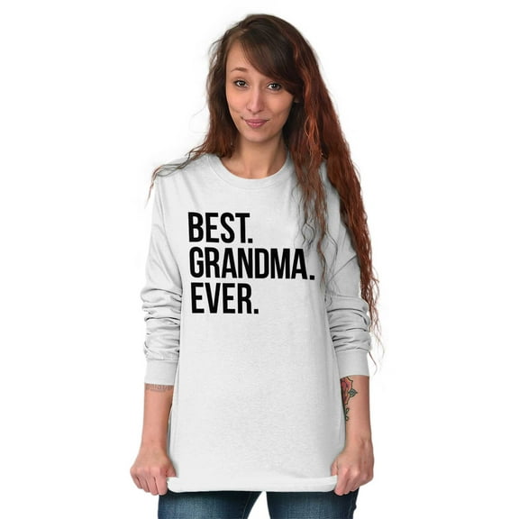 Best Relative Ever Long Sleeve T-Shirts Tee For Women Best Grandma Ever Family Relative Love