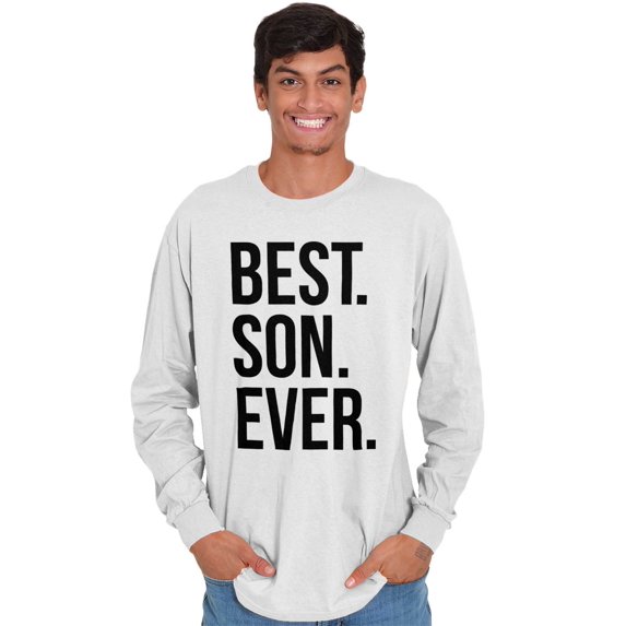 Best Relative Ever Long Sleeve T-Shirts Tees For Men Best Son Ever Children Child Parent Birthday