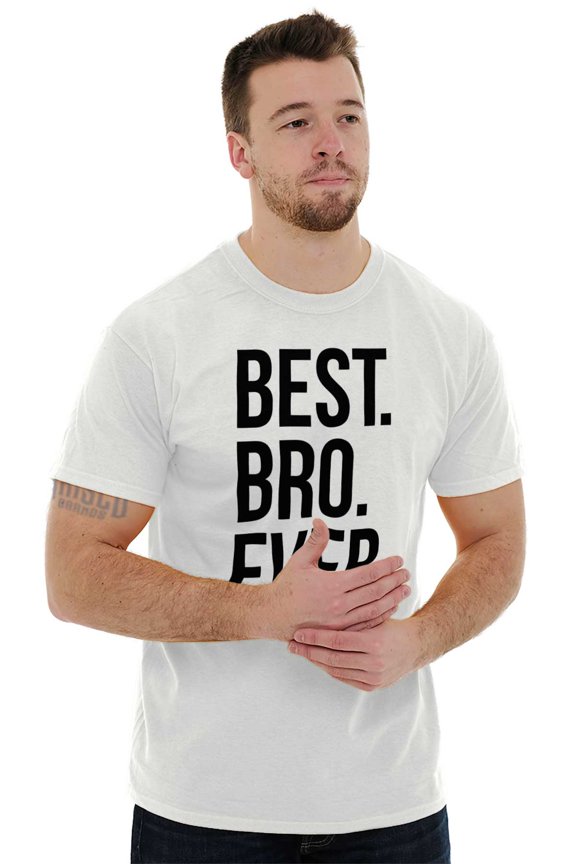 Best Relative Ever Mens T-Shirts T Shirts Tees Tshirt Worlds Okayest Bro Brother Birthday Gift Idea