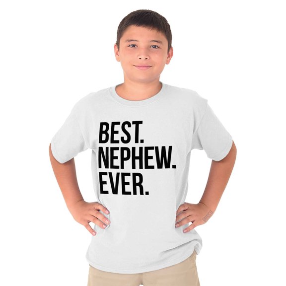 Best Relative Ever Youth Child T-Shirt Tshirts Tees Best Nephew Ever Family Aunt Uncle Child
