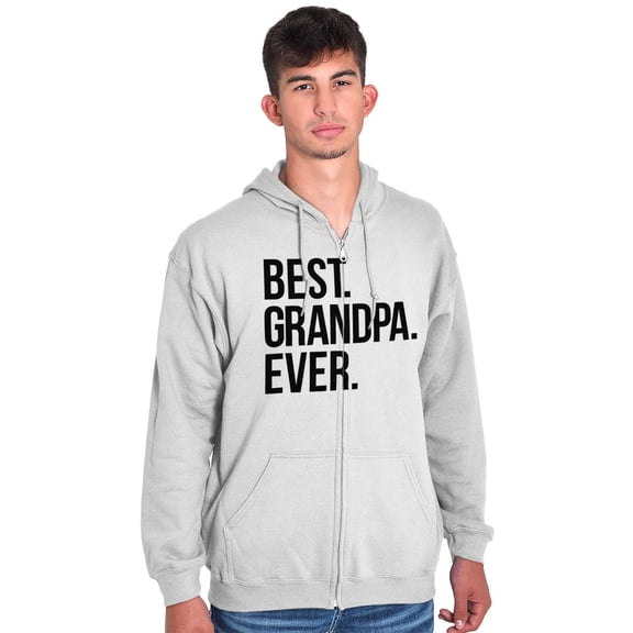 Best Relative Ever Zip Up Hooded Sweatshirts For Men Best Garndpa Ever Dad Papa Grandfather