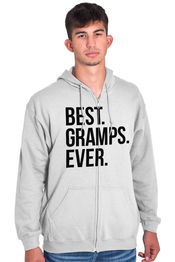 Best Relative Ever Zip Up Hooded Sweatshirts For Men Best Gramps Ever Father Day Relative Family