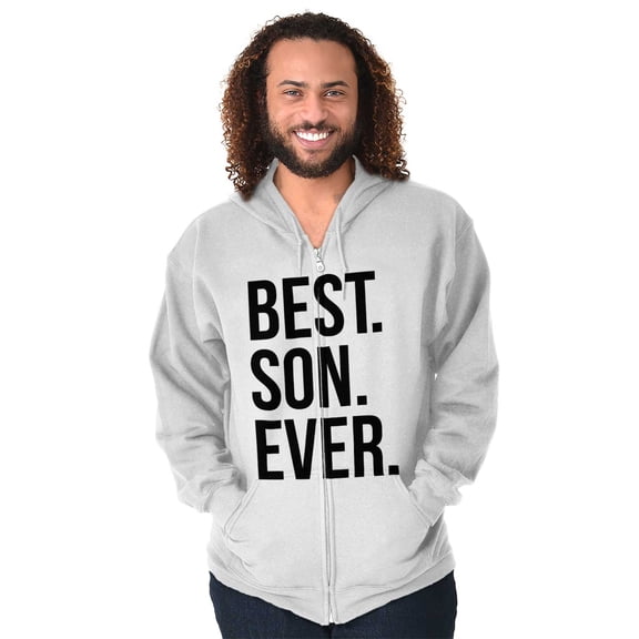 Best Relative Ever Zip Up Hooded Sweatshirts For Men Best Son Ever Children Child Parent Birthday