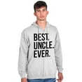thumbnail image 1 of Best Relative Ever Zip Up Hooded Sweatshirts For Men Best Uncle Ever Niece Nephew Fathers Day, 1 of 2