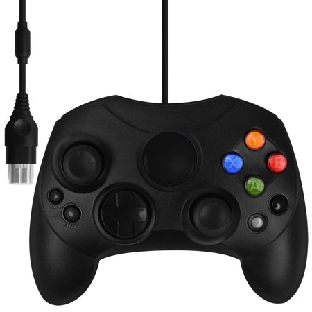 RetroFam Xbox Original Controller - The Duke Video Game Controller, Black