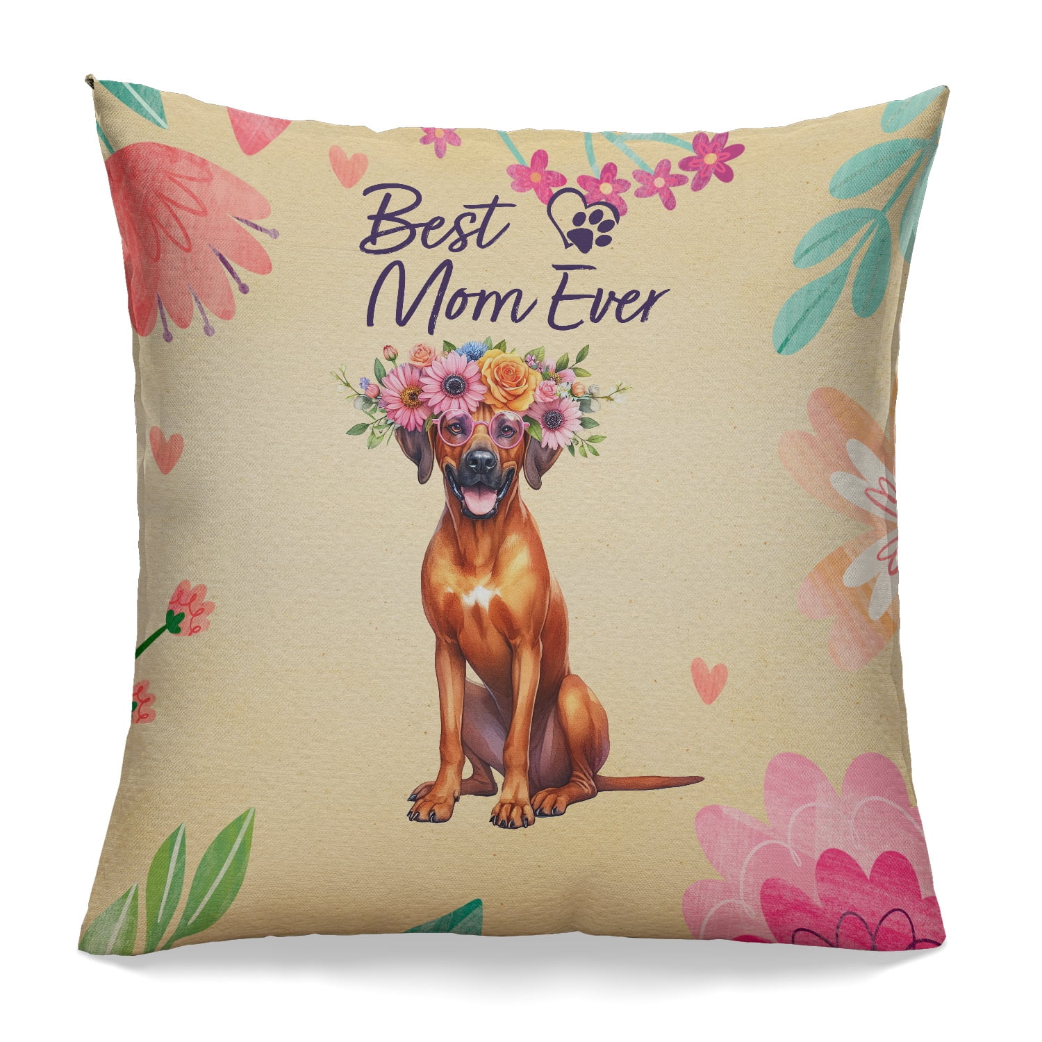 Best Rhodesian Ridgeback Mom Ever Happy Mother's Day Pillowcase Double ...