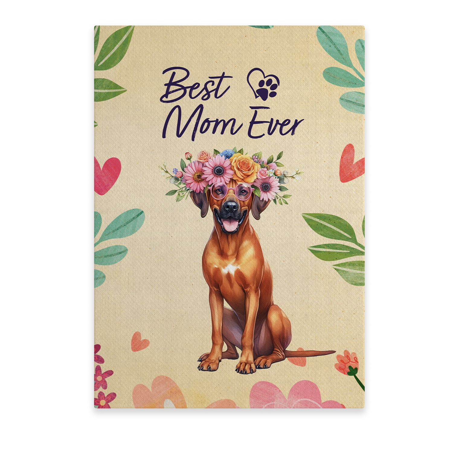 Best Rhodesian Ridgeback Mom Ever Happy Mother's Day Vertical Matte ...