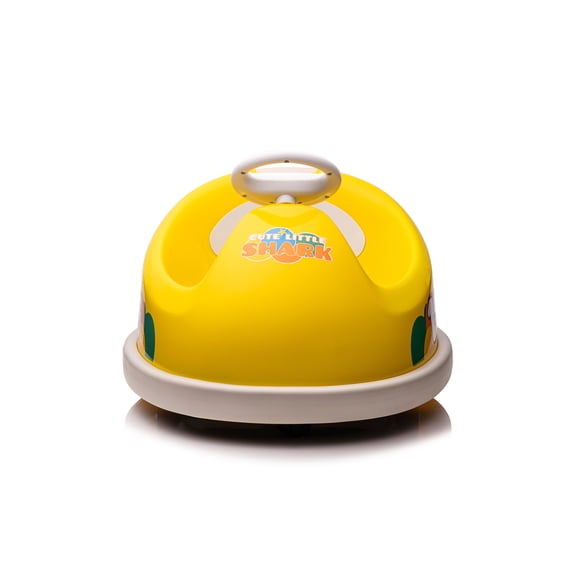 Best Ride On Cars Bumperz 6 Volt Kids Battery Powered Bumper Car, Yellow