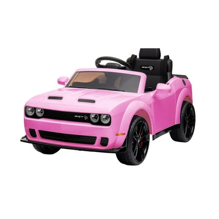 Best Rideon Cars - Dodge Challenger 12V - Pink