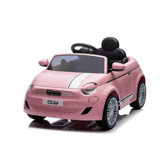Best Ride On Cars Fiat 500 12V Pink