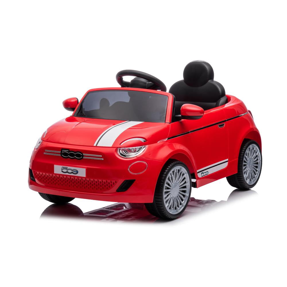 Best Ride On Cars Fiat 500 12V Red - Walmart.com