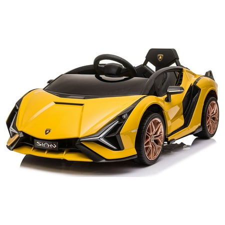 Best Rideon Cars - Lamborghini Sian 12V - Yellow