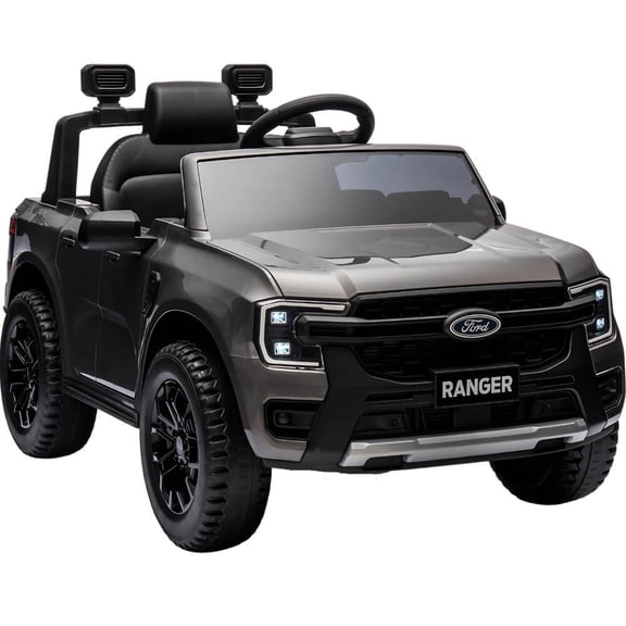 Best Ride On Cars Kids Electric Vehicle Ford Ranger - Gray
