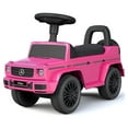 thumbnail image 1 of Best Ride On Cars Kids Stroller Mercedes G-Wagon Push Car, Pink, 1 of 2