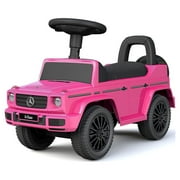 Best Ride On Cars Kids Stroller Mercedes G-Wagon Push Car, Pink