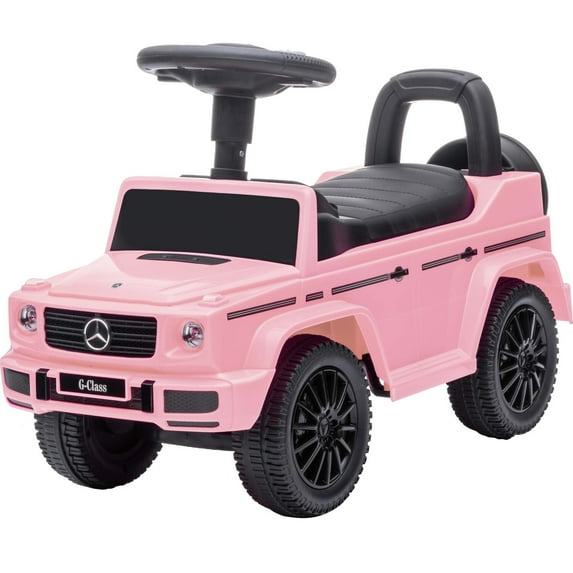 Best Ride On Cars Mercedes G-Wag Push Car - Baby Pink