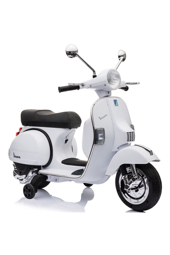 - Vespa Electric Scooter for Kids-Color:White