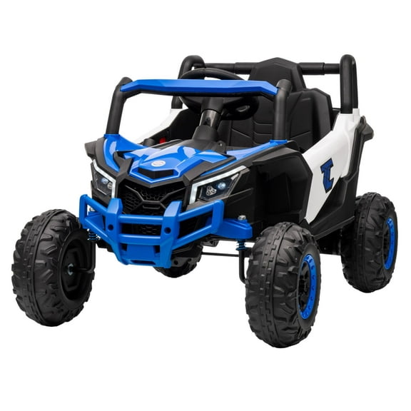 Open Box Best Ride on Cars-Timberline Thunder S 12V Electric Ride-On UTV, 1-Seater Kids Outdoor Toy Car with Realistic Design with Lights & Sounds
