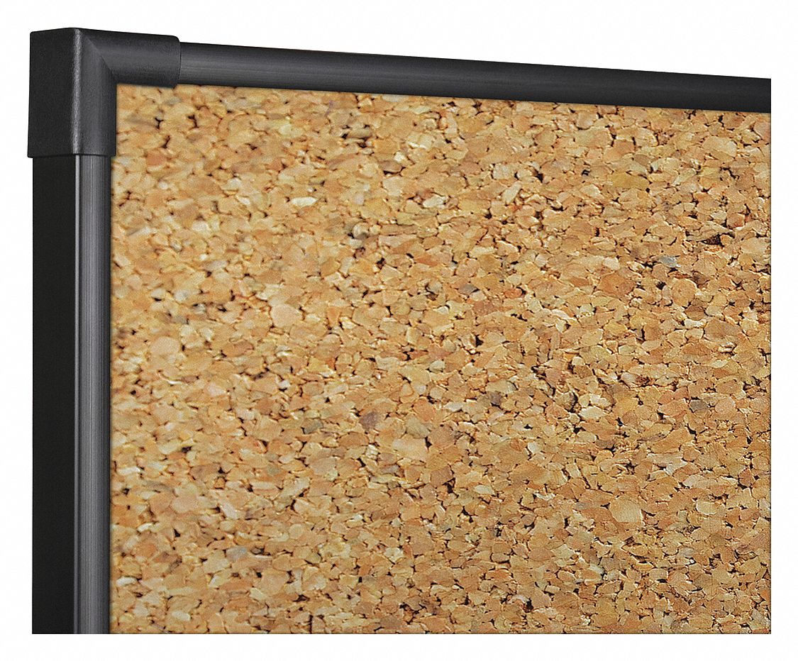 BestRite Bulletin Board,96"W x 48" H,Black Frame 3018H