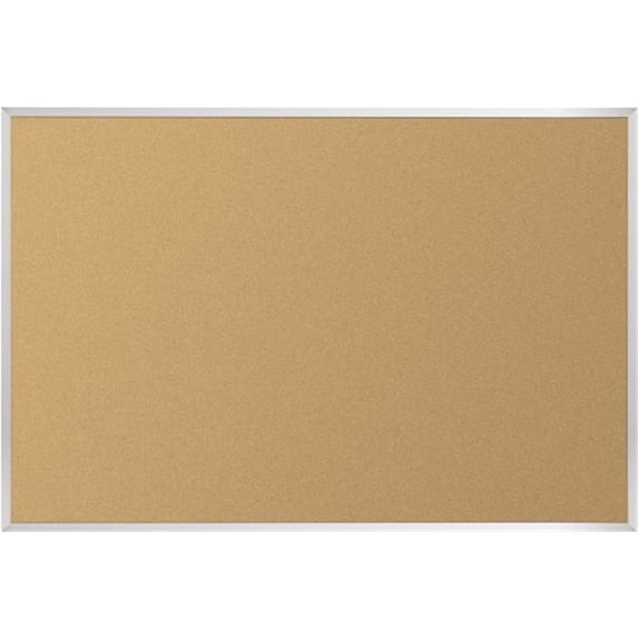 Best-Rite Bulletin Board,96"W x 48" H,Cork,Natural 301AH