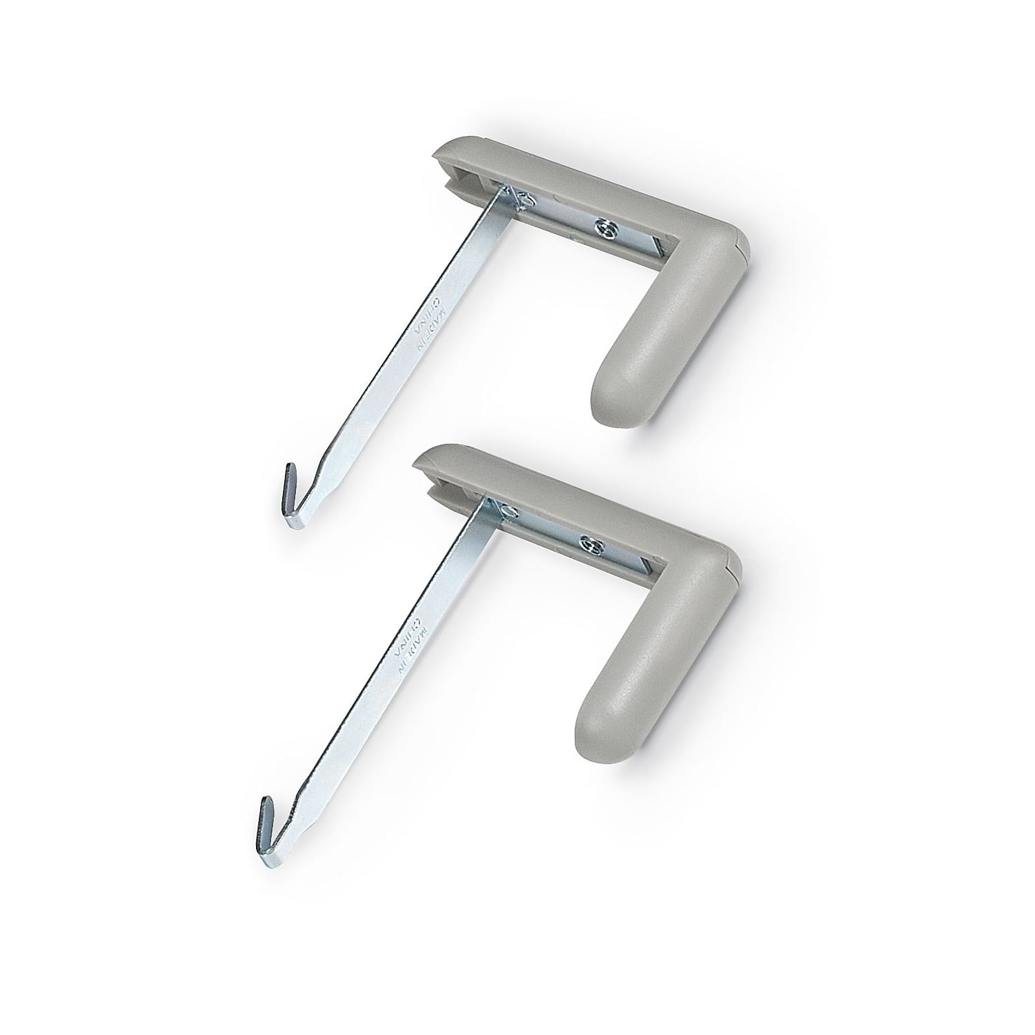 Best-Rite Cubicle Whiteboard Hangers Gray Set of 2 (56389), image size:1500x1500