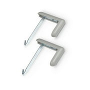 Best-Rite Cubicle Whiteboard Hangers Gray Set of 2 56389