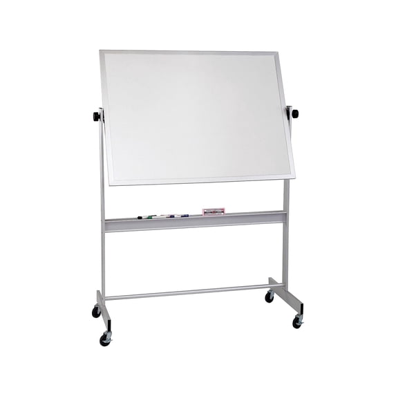 Best-Rite Deluxe Cork & Dry Erase Dry-Erase Whiteboard Anodized Aluminum Frame 6' x 4' (668AG-DC)